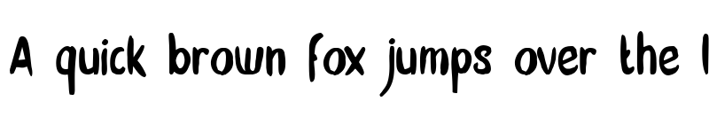 Preview of DK Zonnig Regular font