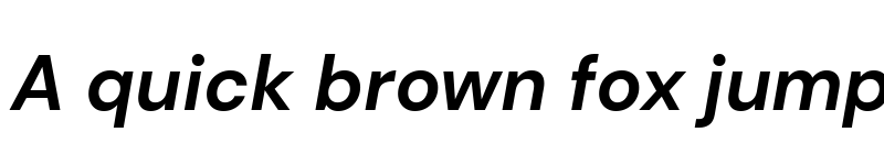 Preview of DM Sans Bold Italic font