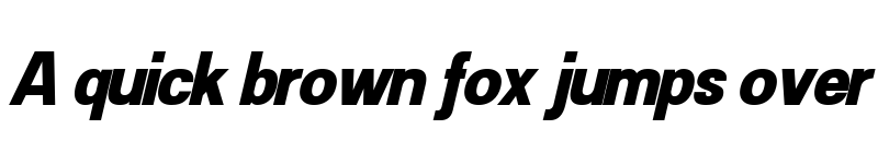 Preview of Doboto Black Italic font