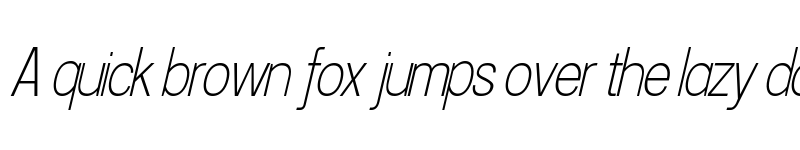 Preview of Doboto Thin Italic font