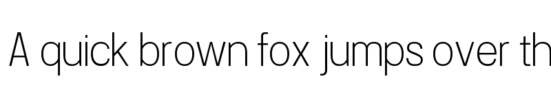 Preview of Doboto Thin font