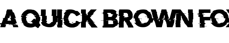 Preview of Doctor Glitch Regular font