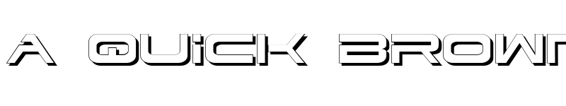 Preview of Dodger Shadow Shadow font