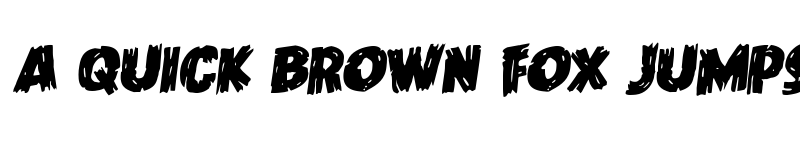 Preview of Dokter Monstro Rotalic Italic font