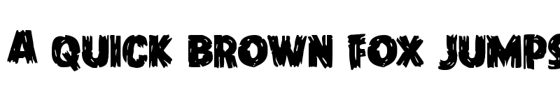 Preview of Dokter Monstro Staggered Regular font