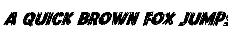 Preview of Dokter Monstro Super-Italic Italic font