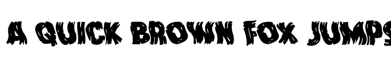 Preview of Dokter Monstro Warped Regular font