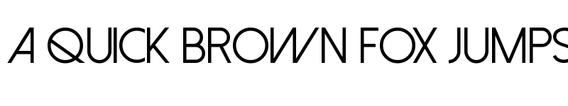 Preview of Dolce Vita Quite Regular font