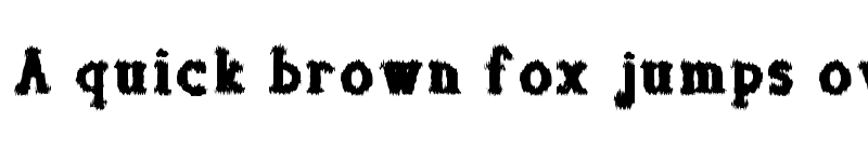 Preview of Dolor de Muelas Regular font