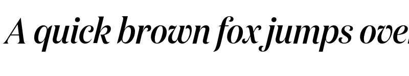 Preview of Domaine Display Narrow Medium Italic font