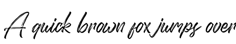 Preview of Domillion Brush Free Regular font