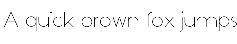 Preview of Dominik Thin font