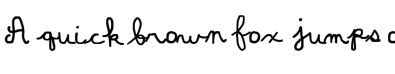 Preview of Dominique Regular font