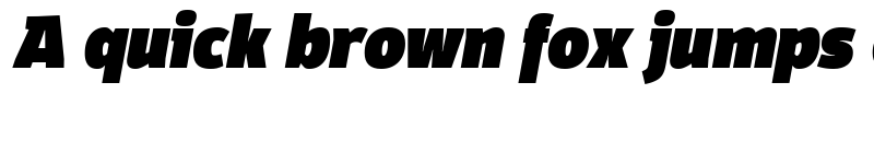 Preview of Domotika Trial Black Italic font