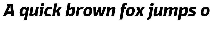 Preview of Domotika Trial Bold Italic font