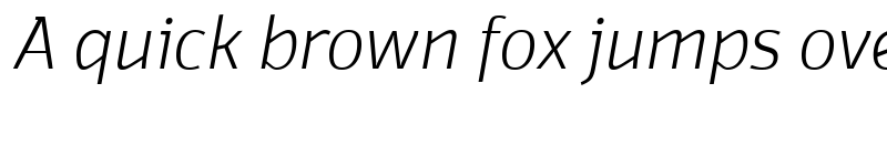 Preview of Domotika Trial ExtraLight Italic font