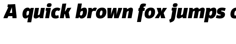 Preview of Domotika Trial Heavy Italic font