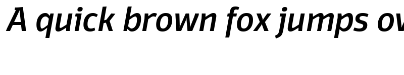 Preview of Domotika Trial Medium Italic font