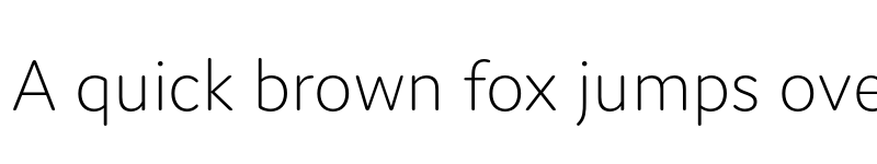 Preview of Domus Extralight font