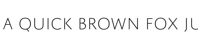 Preview of Domus Titling Extralight font