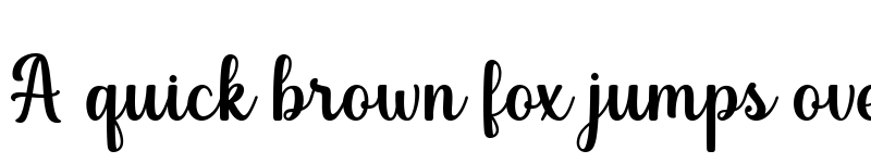 Preview of Donalia Regular font