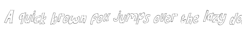 Preview of Doodle Sketch Demo Italic font