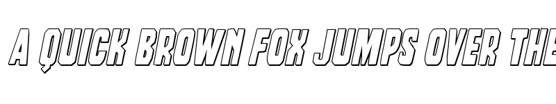 Preview of Dorian Gore 3D Italic Regular font