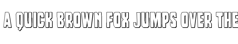 Preview of Dorian Gore 3D Regular font