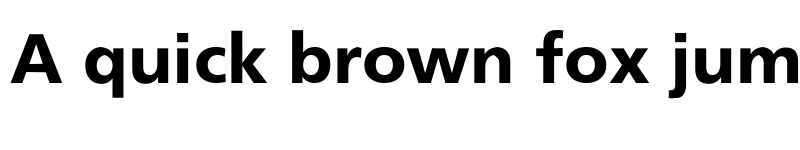 Preview of Doris PP bold font