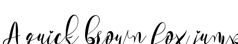 Preview of Dorothy Spring Regular font