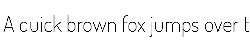 Preview of Dosis ExtraLight font