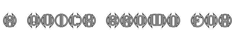 Preview of Double Bogey BRK Normal font