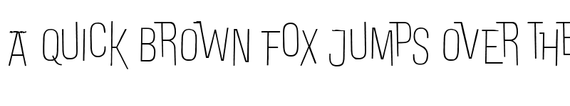 Preview of DoubleBass Thin font