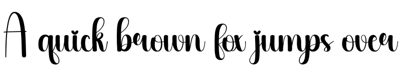 Preview of Dough Regular font