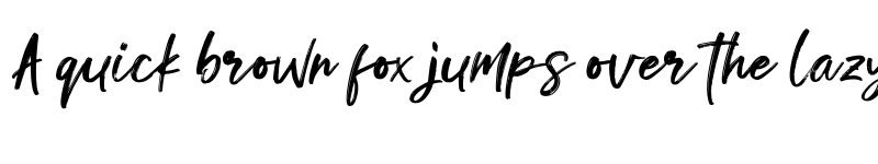 Preview of Doughty Brush Regular font