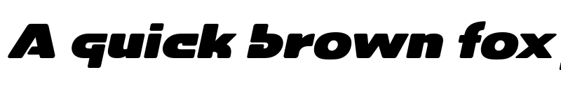 Preview of DOVENS Personal Use Black Slanted font