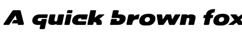 Preview of DOVENS Personal Use Extra Bold Slanted font