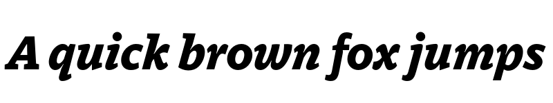 Preview of Dovetail MVB Heavy Italic font