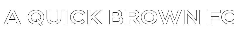 Preview of Downey Outline Bold font