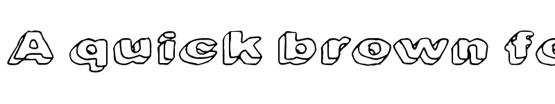 Preview of Downleft Regular font