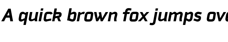 Preview of Downtempo Bold Italic font