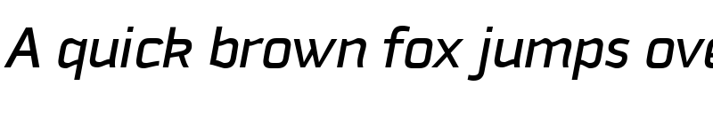 Preview of Downtempo Medium Italic font
