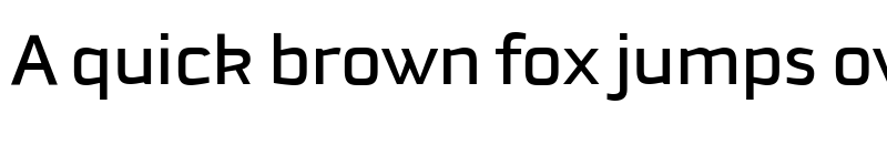 Preview of Downtempo Medium Regular font