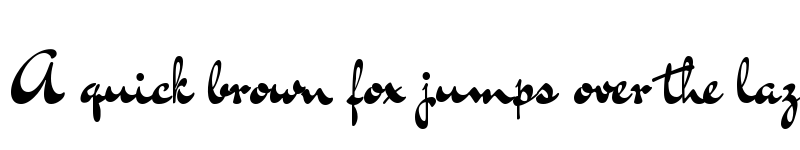 Preview of Dr Sugiyama Regular font