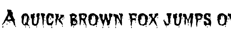 Preview of Dracula Regular font