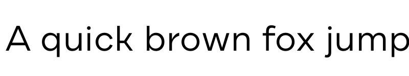 Preview of Draft B Regular font