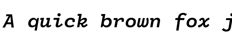 Preview of Drafting* Mono SemiBold Italic font