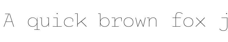 Preview of Drafting* Mono Thin font