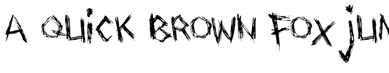 Preview of Drawing Blood Regular font