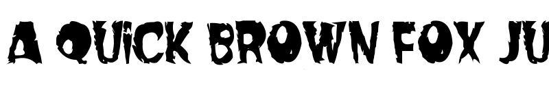 Preview of Dread Regular font